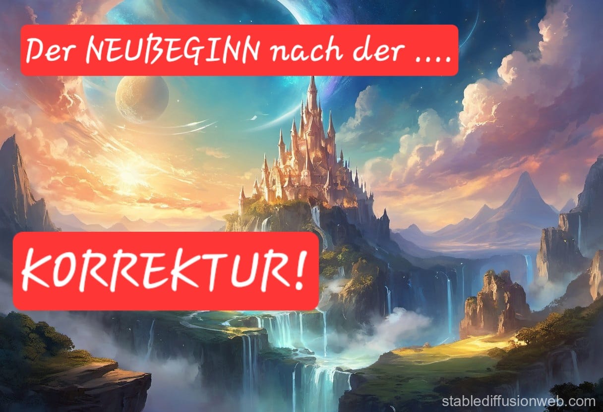 Mehr über den Artikel erfahren Der NEUBEGINN nach der KORREKTUR!