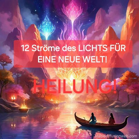Mehr über den Artikel erfahren 12 Ströme aus der QUELLE – die NEUE WELT DES LICHTS AUS DIR GEBÄREN – HEILUNG!