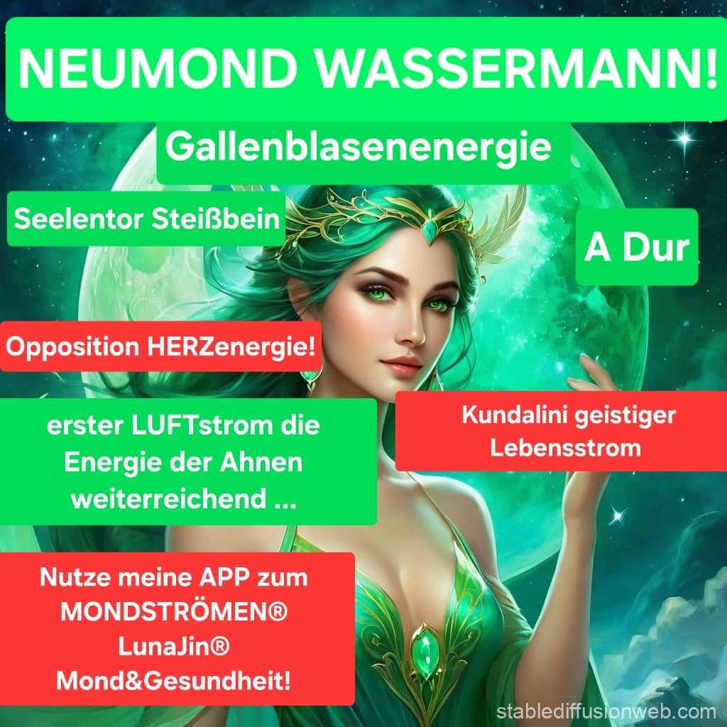 Mehr über den Artikel erfahren NEUMOND im WASSERMANN!