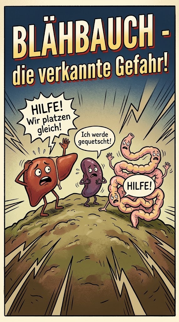 Du betrachtest gerade BLÄHBAUCH – die verkannte weibliche Gefahr!