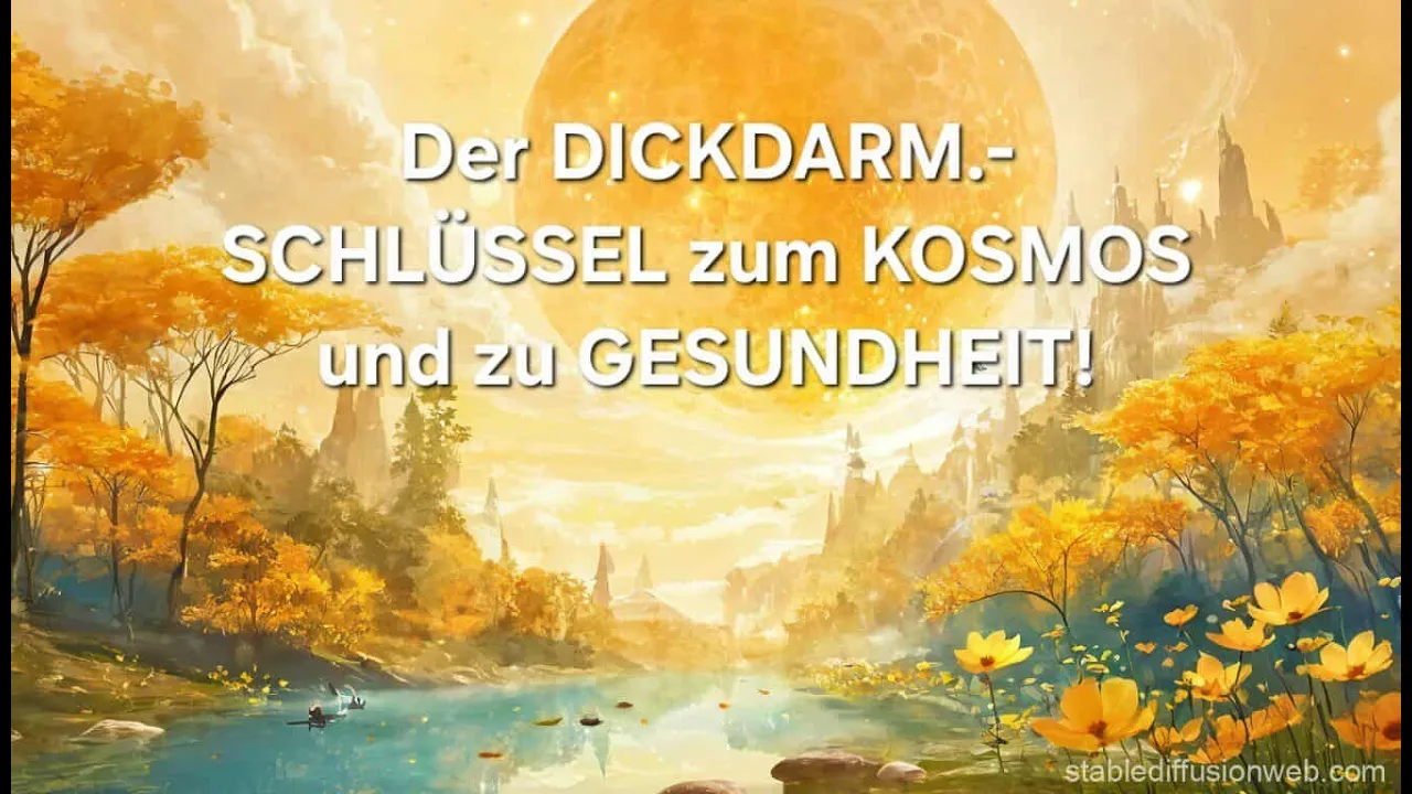 Mehr über den Artikel erfahren Der DICKDARM.- SCHLÜSSEL zum KOSMOS und zur GESUNDHEIT!