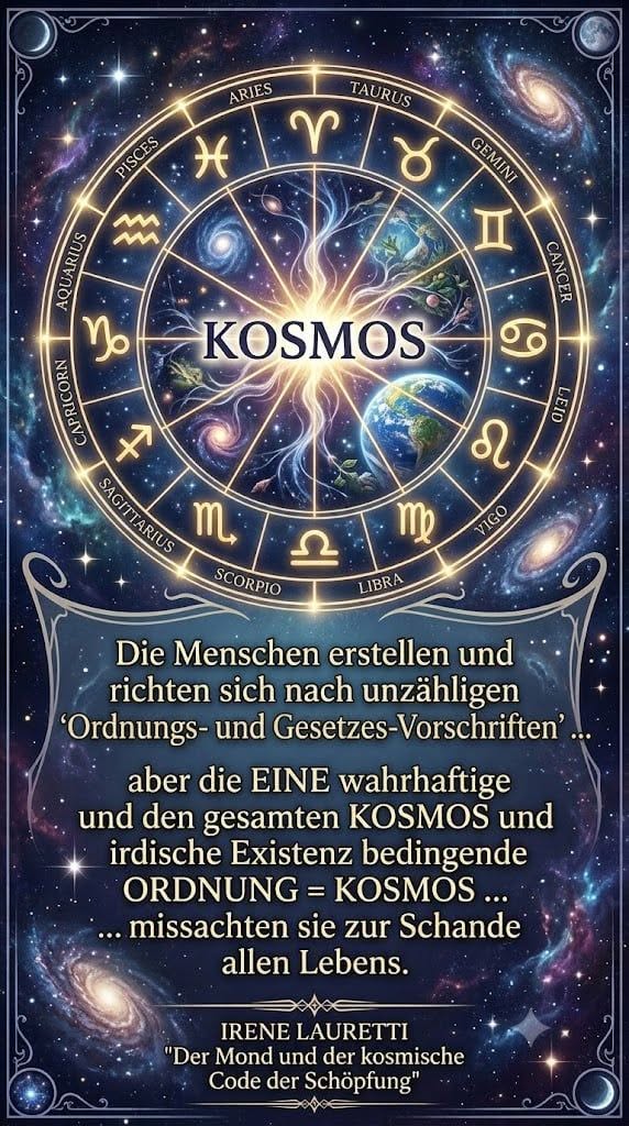 Du betrachtest gerade KOSMOS bedeutet ORDNUNG – …