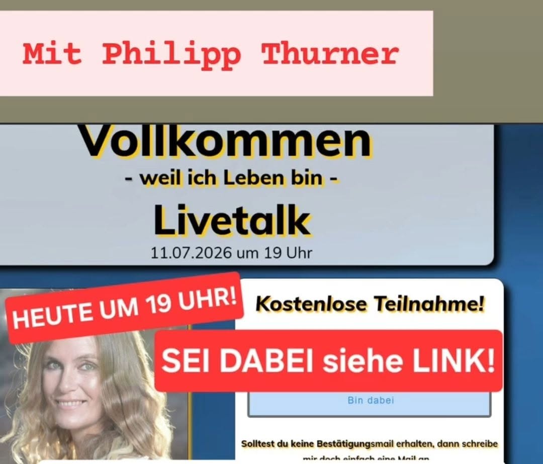 Du betrachtest gerade LIVE TALK heute 19 Uhr!