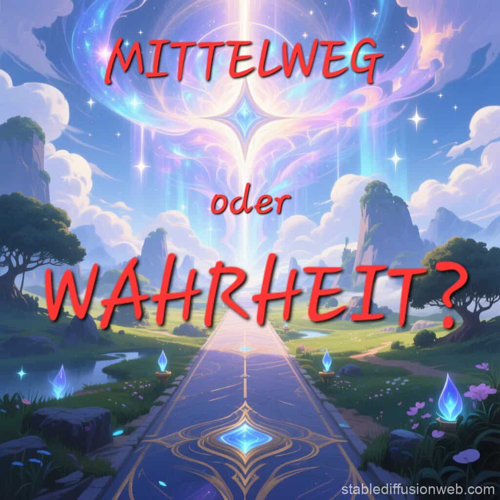 Mehr über den Artikel erfahren MITTELWEG oder WAHRHEIT?