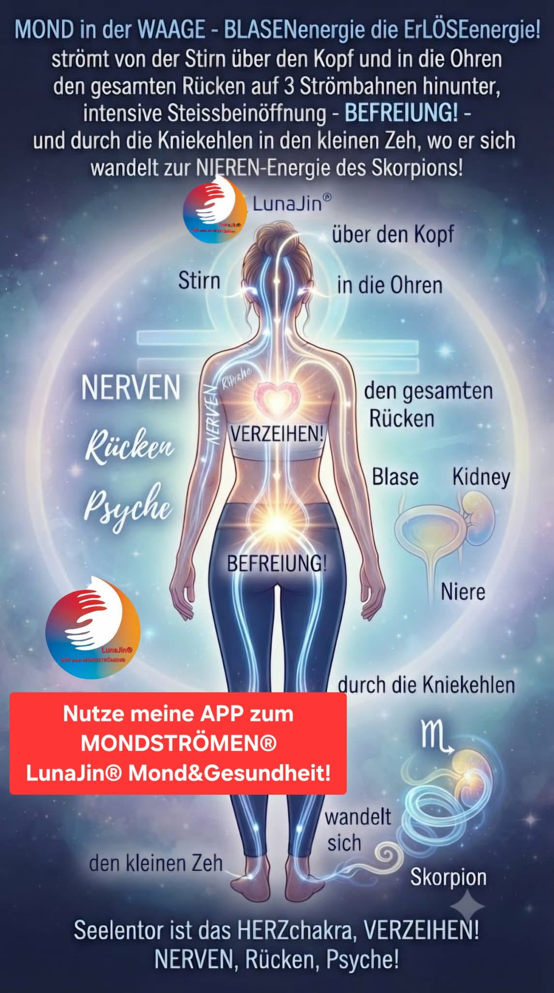 Du betrachtest gerade NEUMOND in der WAAGE und der große  NERVEN und ErLÖSEstrom!