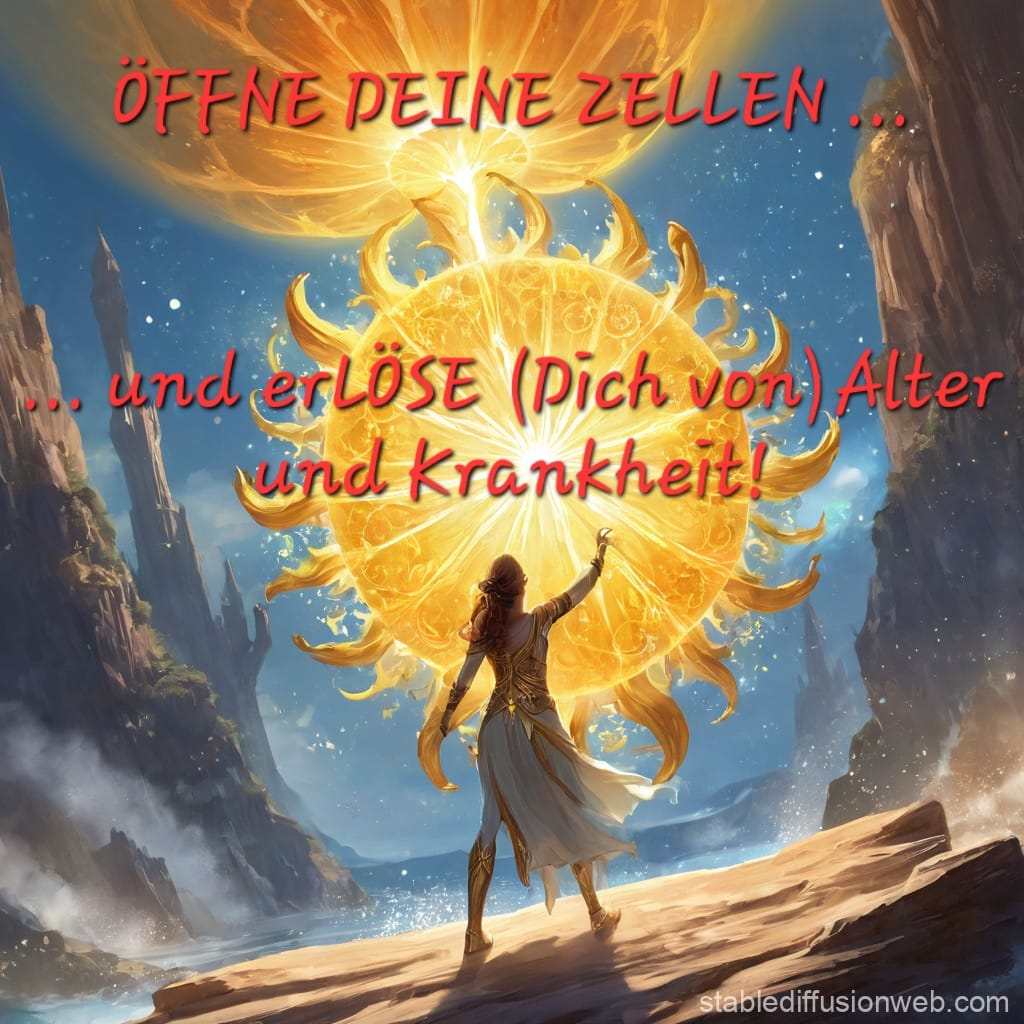 Mehr über den Artikel erfahren ÖFFNE und erLÖSE Deine Zellen und lasse Altern und Krankheit hinter Dir!